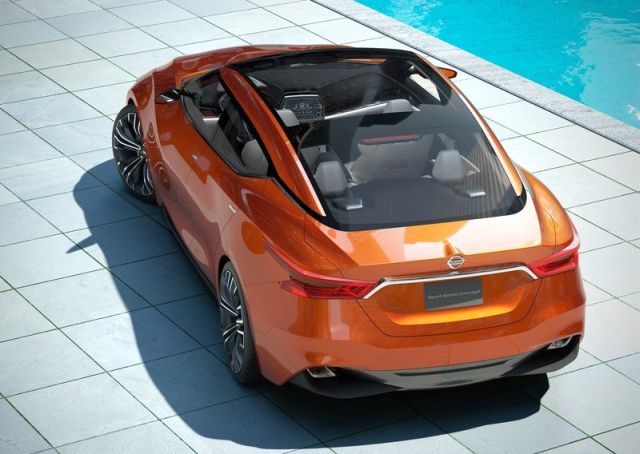 Nissan Sport Sedan konsepti yüzer tavan tasarımı