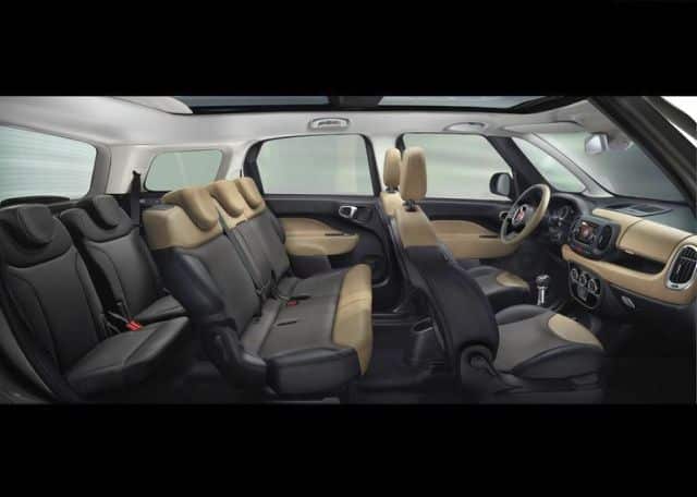 Fiat 500L Living iç mekan ve ön konsol arşiv görseli