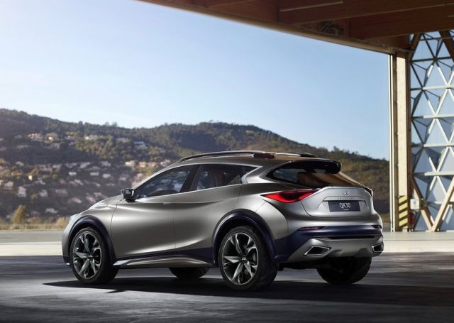 QX30 Concept gövde ve jant tasarımı