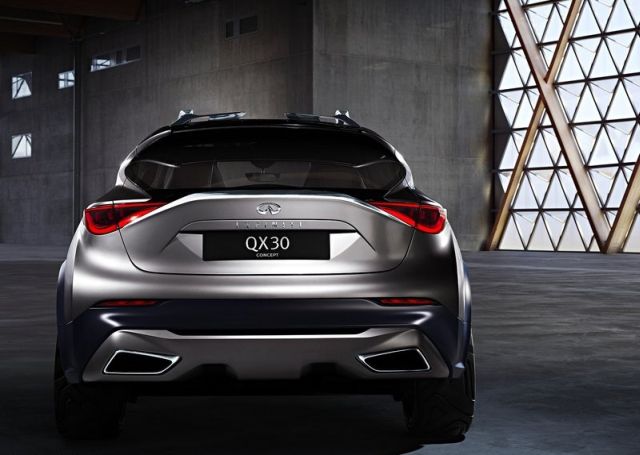 QX30 Concept iç ve dış tasarım ayrıntısı