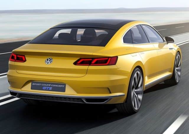 Sport Coupe Concept GTE hareket halinde arka görünüm