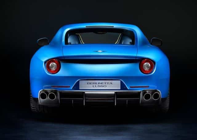 Touring Superleggera Berlinetta Lusso arka tasarımı