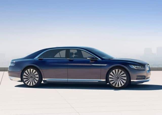 Lincoln Continental Concept kabin ve koltuk görünümü