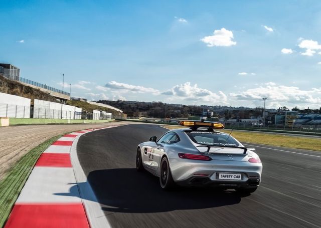 Mercedes-AMG GT S F1 Safety Car pist görev görünümü