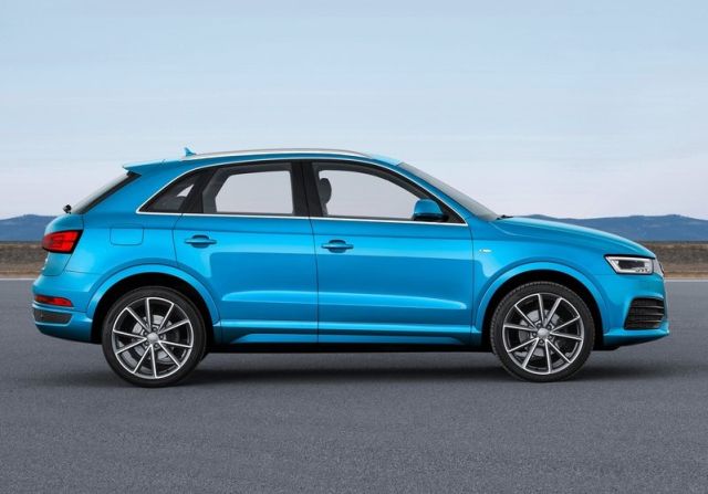 Audi Q3 yan ve ön gövde görünümü