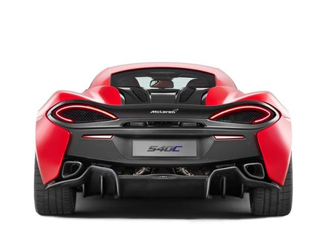 McLaren 540C Coupe arka üç çeyrek görünüm