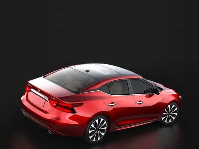 Nissan Maxima ön koltuklar ve konsol