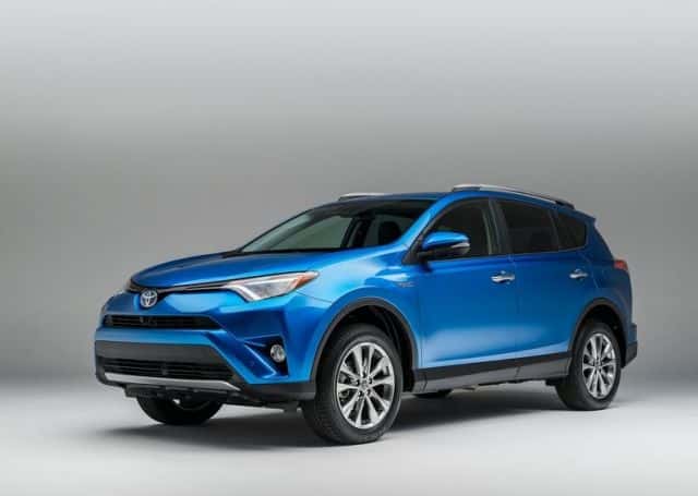 2016 Toyota Rav4 Hybrid elektrikli otomobil arşiv görseli