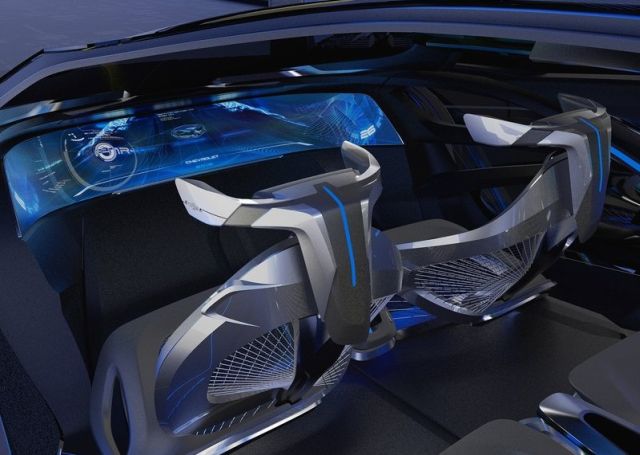 Chevrolet FNR elektrikli konsept otomobil dış tasarımı