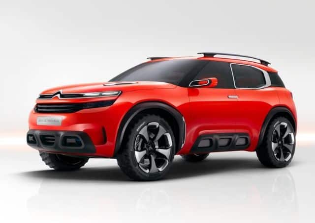 Citroen Aircross Concept ön üç çeyrek görünümü