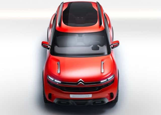 Citroen Aircross Concept iç mekan ve gösterge paneli