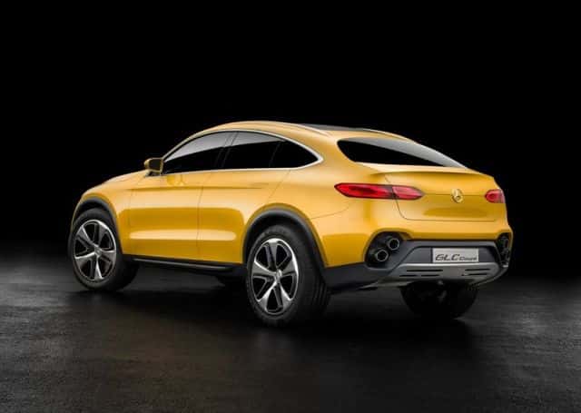 Concept GLC Coupe arka üç çeyrek görünüm