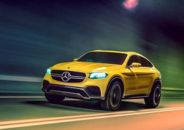 Concept Mercedes Glc Coupe konsept otomobil arşiv görseli