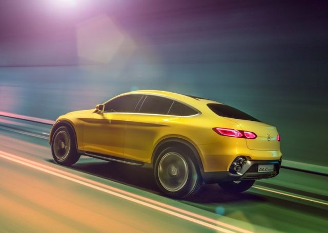 Mercedes-Benz GLC Coupe konsepti yan profil