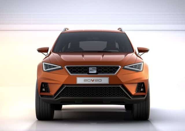 SEAT 20V20 konseptinin ön üç çeyrek görünümü