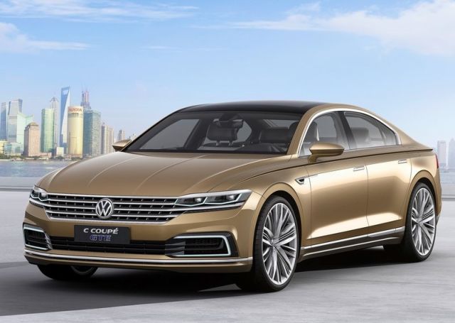 Volkswagen C Coupé GTE önden üç çeyrek görünüm