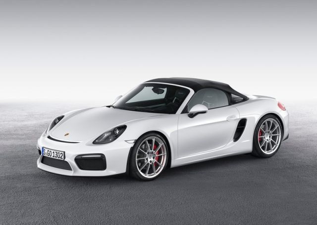 Porsche Boxster Spyder roadster tasarımı