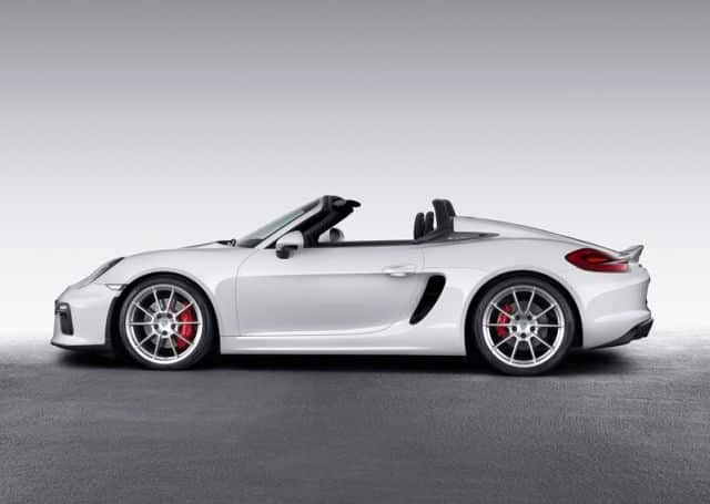 Porsche Boxster Spyder direksiyon ve gösterge paneli