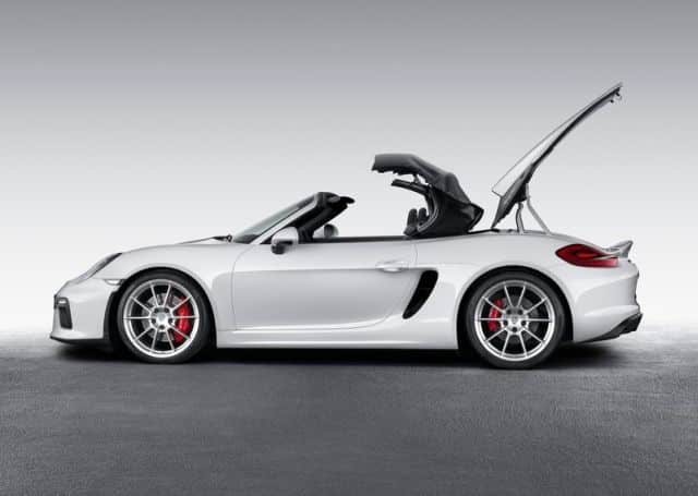 Porsche Boxster Spyder iç mekan ayrıntısı