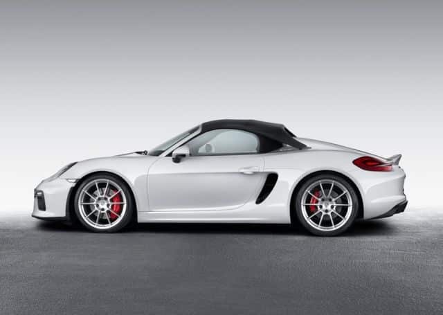 Porsche Boxster Spyder kokpit görünümü