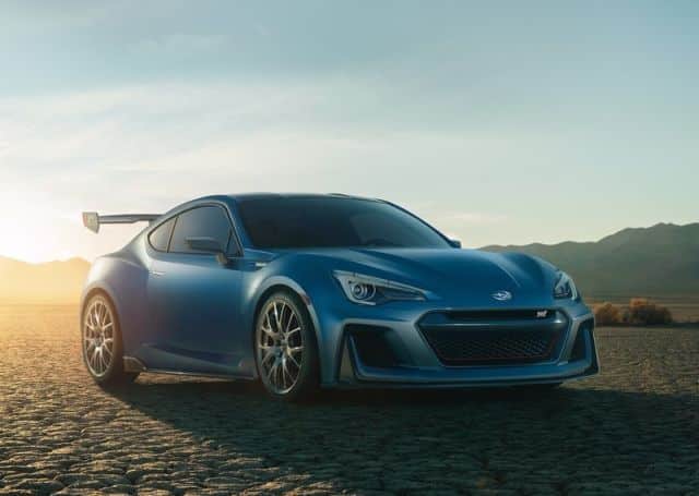 Subaru STI Performance Concept önden üç çeyrek görünüm