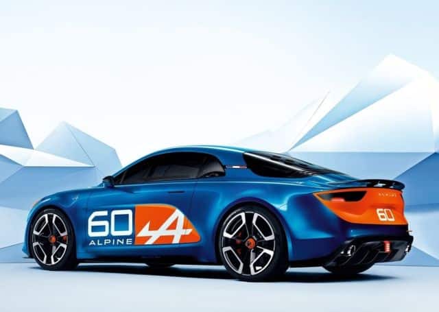 Concept Renault Alpine Celebration konsept otomobil arşiv görseli