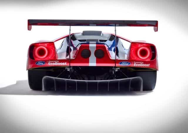 Ford GT yarış otomobili Le Mans arşiv karesi