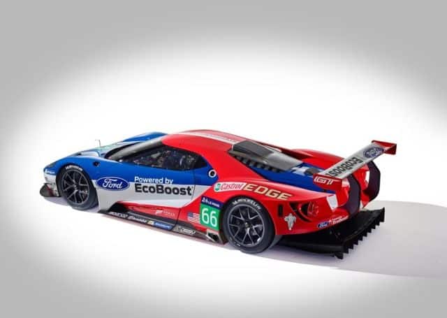 Ford GT yarış otomobili gövde ayrıntısı