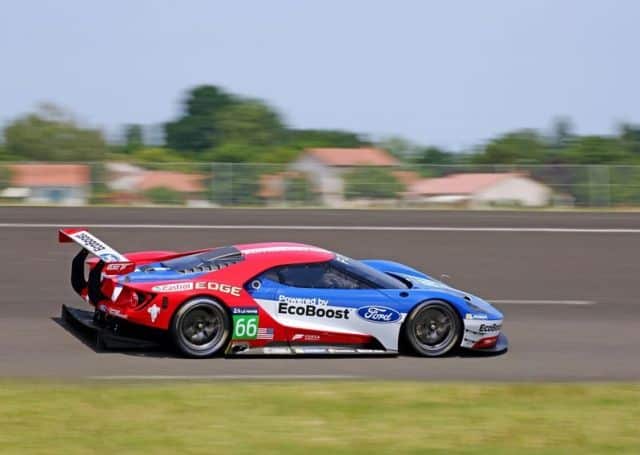 Ford GT Le Mans yarış otomobili arşiv görünümü