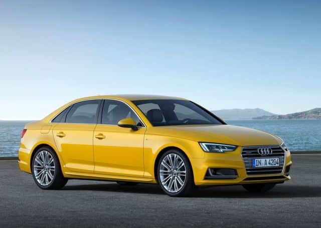 Yeni Audi A4 ön üç çeyrek görünümü