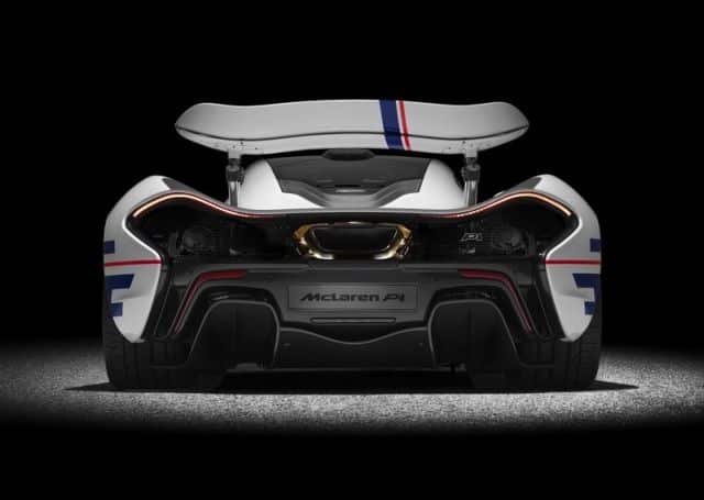 McLaren P1 Prost arka kanat ve difüzör görünümü