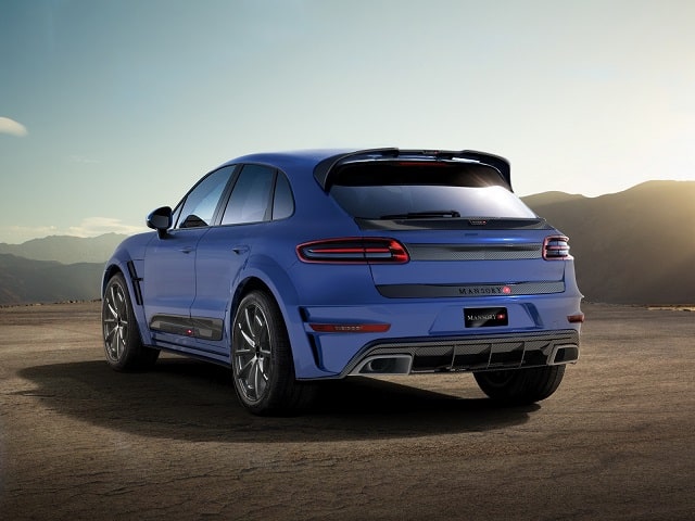Mansory Porsche Macan arka üç çeyrek görünüm