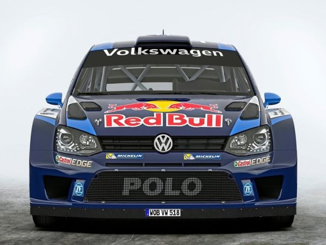 Polo R WRC yarış otomobili arka bölüm