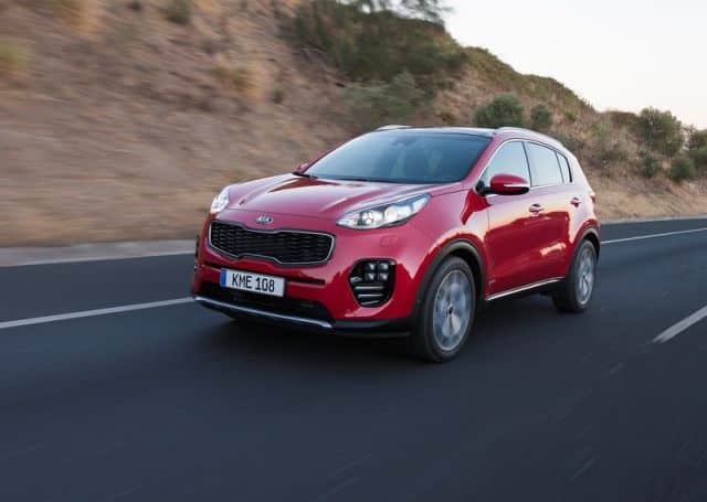 Kia Sportage ön üç çeyrek görünüm