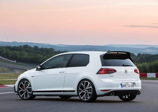 Golf GTI Clubsport ön ve yan gövde görünümü
