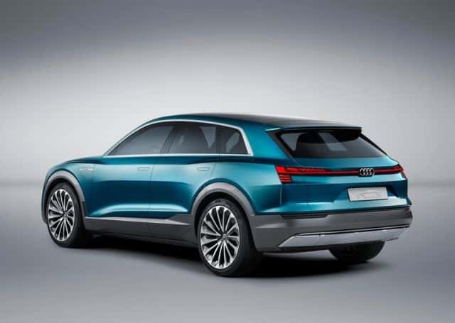 Audi e-tron konsept otomobili tasarım görünümü