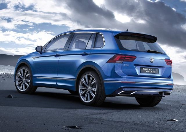 Tiguan GTE Concept ön üç çeyrek görünüm