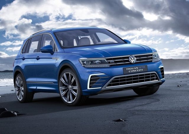 Tiguan GTE Concept yan gövde görünümü