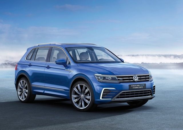 Concept VW Tiguan Gte konsept otomobil arşiv görseli