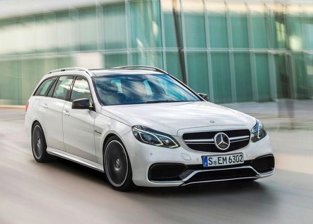 Mercedes E63 AMG Estate ön tampon ve far tasarımı