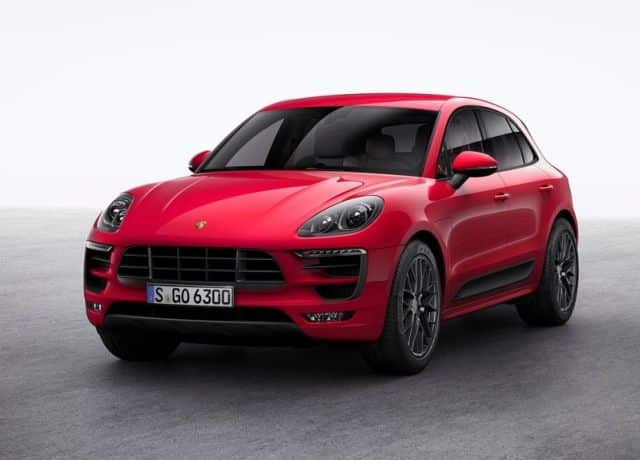 Porsche Macan GTS stüdyo çekimi ön görünüm