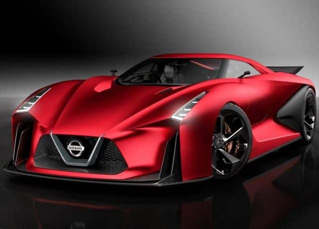 Nissan Concept 2020 Vision Gran Turismo arka bölüm ve aktif kanat tasarımı