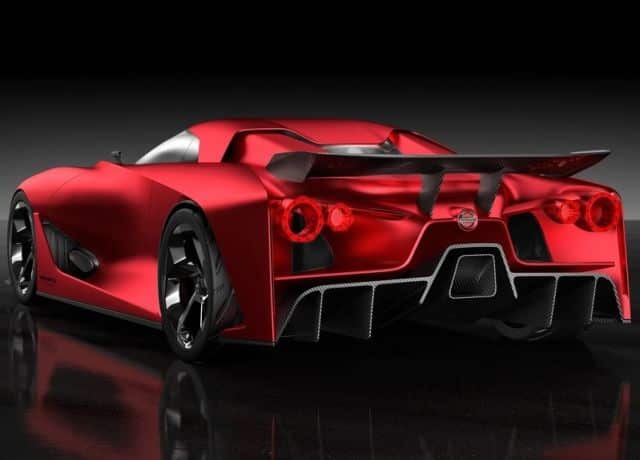 Nissan Concept 2020 Vision Gran Turismo alçak burun ve hava kanalları