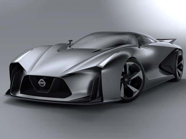 Nissan Concept 2020 Vision Gran Turismo tokyo gösterim otomobilinin ön görünümü
