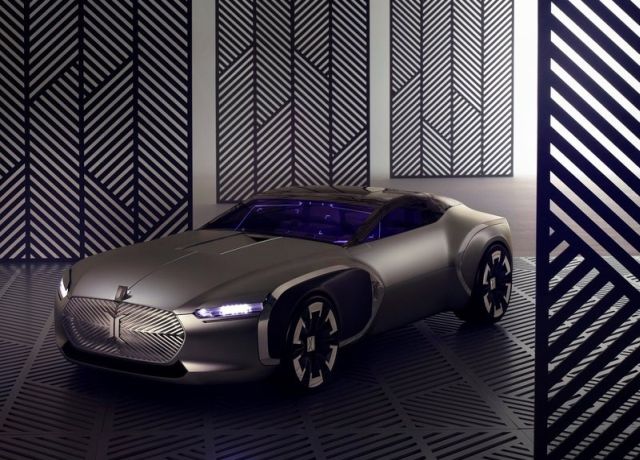 Renault Coupé C konsept otomobil arka üç çeyrek görünümü