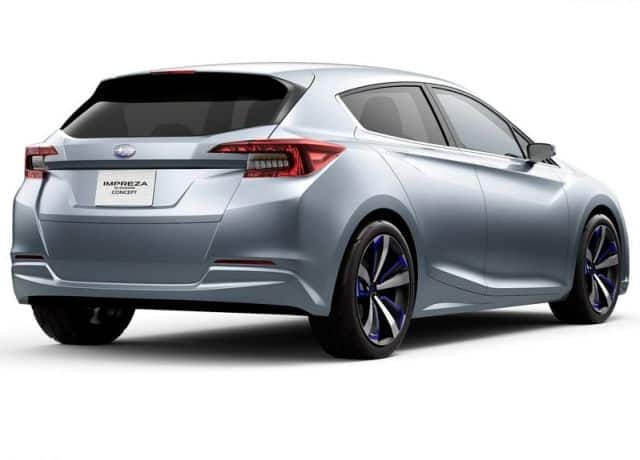 Subaru Impreza 5 Door Concept yan tasarım görünümü