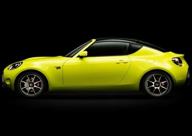 Toyota S-FR kompakt coupe gövdesi