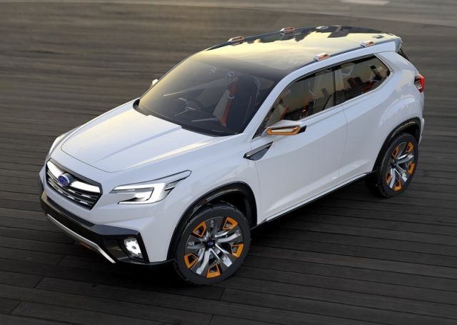 Subaru VIZIV Future konsepti ön üst açı görünümü