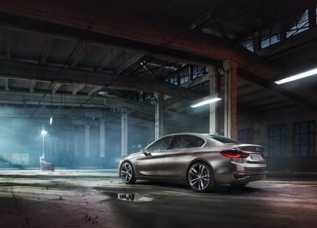 BMW kompakt sedan konsepti iç mekan görseli 5