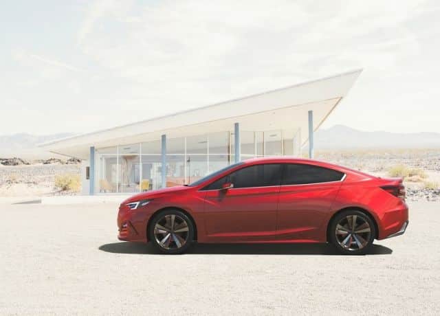Concept Subaru Impreza Sedan konsept otomobil arşiv görseli